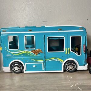 Breyer Horse Cruiser Trailer RV 2008 Missing Parts No Horses RETIRED AS-IS